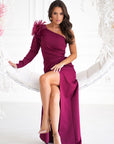 Long dress model 203646 Bicotone