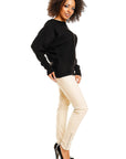 Bat style blouse model 84284 PeeKaBoo
