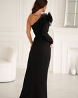  Long dress model 203645 Bicotone 