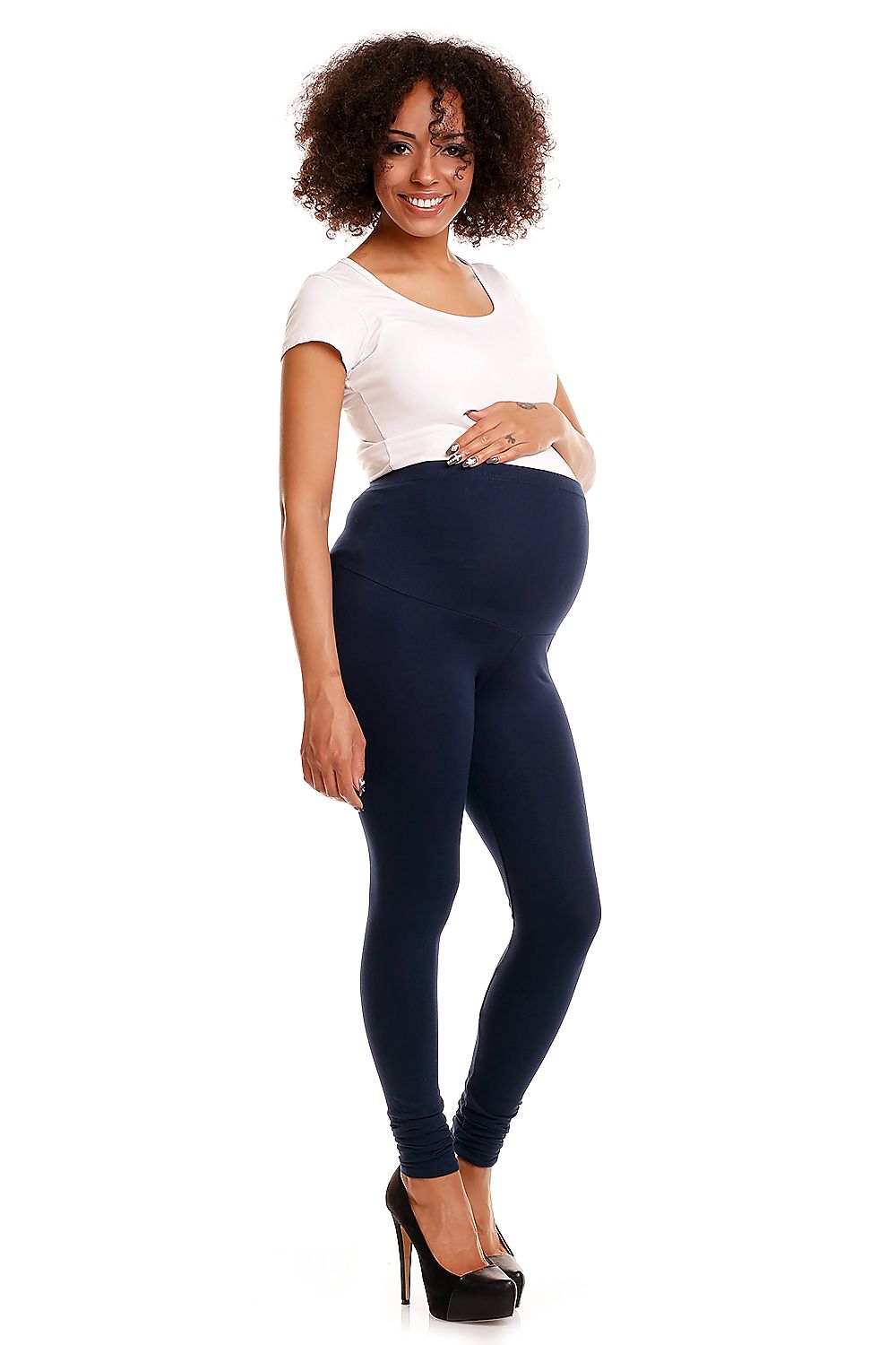  Maternity leggings model 174802 PeeKaBoo 