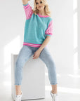  Short sleeve sweater model 178641 PeeKaBoo 